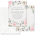 Custom Shaped Wedding & Event Invitations With Envelopes, 5" x 7", Ethereal Floral, Box Of 25 Invitations/Envelopes 1 thumbnail image