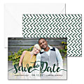 Custom Full-Color Save The Date Announcements With Envelopes, 7" x 5", Flirty Date, Box Of 25 Cards 1 thumbnail image