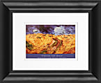 Timeless Frames Marren Framed Landscape Artwork, 8" x 10", Black, Wheatfield With Crows 1 thumbnail image