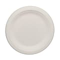 Karat Earth 6" Round Bagasse Plates, Natural, Set Of 1,000 Plates