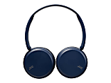 JVC HA-S35BT - Headphones with mic - on-ear - Bluetooth - wireless - blue 1 thumbnail image
