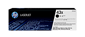 HP 43X High-Yield Black Toner Cartridge, C8543X