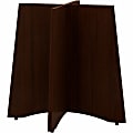 Lorell® Laminate Conference Table X-Shape Base, Espresso 1 thumbnail image