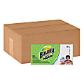 Bounty Everyday 1-Ply Napkins, 12-1/8" x 12", White, 100 Napkins Per Pack, Carton Of 20 Packs