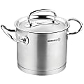 Korkmaz Proline Professional Series Stainless Steel Extra Deep Casserole With Lid, 14.5 Liter, Silver 1 thumbnail image