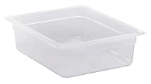 Cambro Translucent GN 1/2 Food Pans, 4"H x 10-7/16"W x 12-3/4"D, Pack Of 6 Containers