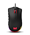 Monster Alpha 9.0 RGB Corded Gaming Mouse, Black, 2MNGM0169B0L2