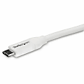 StarTech.com 4m 13 ft USB C to USB C Cable w/ 5A PD - M/M - White - USB 2.0 - USB-IF Certified - USB Type C Cable - USB C Charging Cable - USB C PD Cable - Power USB Type-C devices - 4m USB C to USB C Cable - 4 m USB Type C Cable
