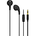 iLuv Bubble Gum Talk Colorful Stereo In-Ear Headphones, Black