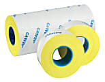 Garvey Price Marking Labels, Fluorescent Yellow, 1,200 Labels Per Roll, Pack Of 9 Rolls