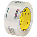 Scotch® 311 Carton Sealing Tape, 3" Core, 2" x 110 Yd., Clear, Pack Of 6