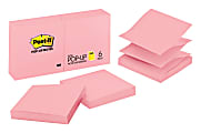 Post-it® Notes Pop-Up Notes, 3" x 3", Assorted Colors, Pack Of 6 Pads