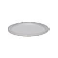 Cambro Translucent Round Lids For 6 - 8 Qt Food Containers, Pack Of 12 Lids