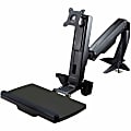 StarTech.com Sit Stand Monitor Arm - Desk Mount Sit-Stand Workstation up to 34 inch VESA Display - Standing Desk Converter - ARMSTSCP1 1 thumbnail image