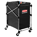 Rubbermaid® Collapsible X-Cart, 4-Bushel, 24"H x 20 5/16"W x 24 1/8"D, Black 1 thumbnail image
