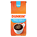 Dunkin' Donuts® Ground Coffee, French Vanilla, 12 Oz Per Bag