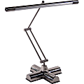 Advantus Brushed Steel Desk Lamp, Silver