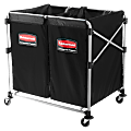 Rubbermaid® Collapsible X-Cart, 4 Bushel, 34 5/8"H x 24 1/8"W x 35 3/4"D, Black 1 thumbnail image
