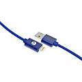 DigiPower Lightning/USB Data Transfer Cable - 10 ft Lightning/USB Data Transfer Cable for iPad, iPod, iPhone - First End: USB - Second End: Lightning - Blue - 1