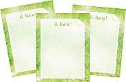 Barker Creek Designer Computer Paper, 8-1/2" x 11", Lime Tie-Dye, 50 Sheets Per Pack, Case Of 3 Packs 1 thumbnail image