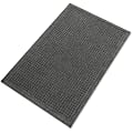 Guardian Floor Protection EcoGuard Floor Mat - Indoor, Outdoor, Carpeted Floor, Hard Floor - 36" Length x 24" Width - Rectangular - Rubber - Charcoal - 1Each