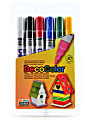 Marvy Uchida DecoColor® Paint Markers, Set Of 6 Markers, Broad Tips, Assorted Primary Colors