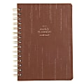 2025 Russell & Hazel Weekly/Monthly Spiral Vegan Leather Planner, 5-7/8” x 8-1/4”, Camel, January 2025 To December 2025 1 thumbnail image