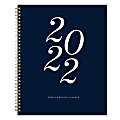 Blue Sky™ Weekly/Monthly Planner, 8-1/2” x 11”, Navy, January To December 2022, 133527 1 thumbnail image