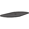 Safco Asian Night Cha-Cha Table Oval Tabletop - Oval Top - 72" Table Top Length x 42" Table Top Width x 1" Table Top Thickness - Assembly Required