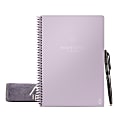 Rocketbook Fusion Smart Reusable Executive-Size Notebook, 6" x 8-4/5", 7-Subject, 21 Sheets, Lilac