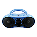 HamiltonBuhl AudioMVP™ HECHB100BT2 CD Boombox With FM Radio And Bluetooth® Receiver, 8.5"H x 11.8"W x 4.5"D, Blue 1 thumbnail image
