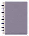 TUL® Discbound Notebook With Leather Cover, Junior Size, Narrow Ruled, 60 Sheets, Lavender Mist/Lines 1 thumbnail image