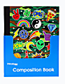 Inkology Composition Books, Corey Paige, 7-1/2" x 9-3/4", College Ruled, 200 Pages (100 Sheets), Assorted Designs, Pack Of 12 Books
