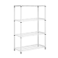 Honey-Can-Do Urban Steel Adjustable Shelving Unit, 4-Tiers, White