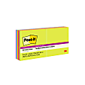 Post-it Super Sticky Notes, 3 in x 3 in, 12 Pads, 30 Sheets/Pad, 2x the Sticking Power, Energy Boost Collection