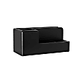 Rolodex® Wood Tones™ Desk Organizer, Black