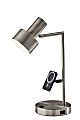 Adesso Rowe Supercharger 19"H Desk Lamp, Brushed Steel 1 thumbnail image
