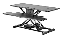 Bostitch® Standing Desk Riser, 19"H x 37-7/16"W x 15-3/4"D, Black 1 thumbnail image