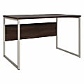 Bush® Business Furniture Hybrid 48"W Computer Table Desk With Metal Legs, Black Walnut, Standard Delivery
