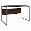 Bush® Business Furniture Hybrid Computer Table Desk With Metal Legs, 48"W x 30"D, Black Walnut, Standard Delivery 1 thumbnail image