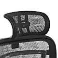 Office Star™ Space Seating 818 Series Optional Mesh Headrest, 12-1/4"H x 12"W x 6-1/2"D, Black
