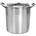 Gibson Everyday Whittington 8-Quart Stainless Steel Nonstick Stock Pot With Lid, Silver 1 thumbnail image