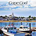 2024 Brown Trout Monthly Square Wall Calendar, 12" x 12", Cape Cod, January To December