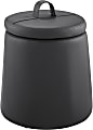 Linon Pesca Storage Ottoman, Faux Leather, Gray 1 thumbnail image