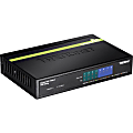 TRENDnet 8-Port Gigabit GREENnet PoE+ Switch;TPE-TG44G; 4 x Gigabit PoE/PoE+ - 8-port GREENnet Gigabit PoE+ Switch (4 PoE+; 4 Non-PoE) 1 thumbnail image