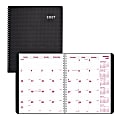 2026-2028 Brownline 14-Month DuraFlex Monthly Planner, 8-7/8" x 7-1/8", 100% Recycled, Black, December To January, CB1200V.BLK 1 thumbnail image