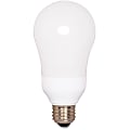 Satco CFL A19-size 15-Watt Bulb, White 1 thumbnail image