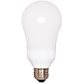 Satco CFL A19-size 15-Watt Bulb, White