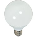 Satco CFL G25-Size 15-Watt Bulb, White