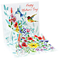 Up With Paper Mother's Day Pop-Up Greeting Card With Envelope, 5-1/4" x 5-1/4", Hummingbirds Song 1 thumbnail image